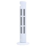 vidaXL Ventilateur tour avec télécommande et minuterie Φ24x80 cm Blanc