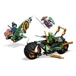 Lego 71745 ninjago la moto de la jungle de lloyd jouet avec les minifigurines de lloyd et nya pour enfant de 7 ans et +