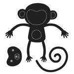 Matrice de découpe singe