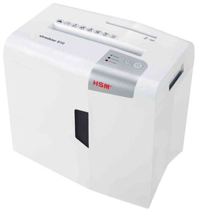 Destructeur Shredstar S10 Coupe Fibre 6 mm Cap 10 F Corbeille 18 L Blanc HSM