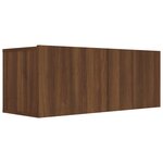 vidaXL Ensemble de meubles TV 4 Pièces Chêne marron Bois d'ingénierie