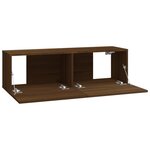 vidaXL Ensemble de meubles TV 8 Pièces Chêne marron Bois d'ingénierie