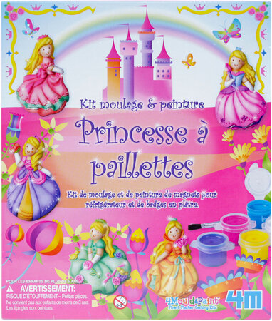 Kit DAM/4M pour enfant Princesses à mouler et à peindre