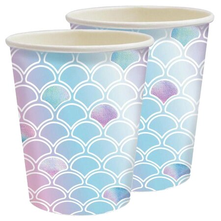 24 gobelets en carton Sirène