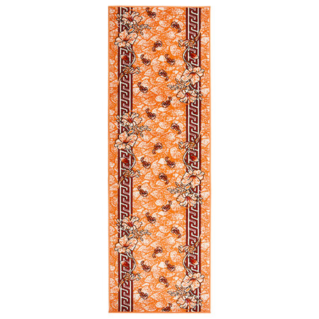 vidaXL Tapis BCF Terre cuite 100x400 cm