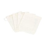 8 filtre à thé réutilisables en coton