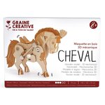 Maquette 3D mécanique Cheval 14 cm