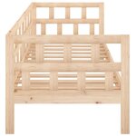 vidaXL Lit de jour bois de pin massif 90x200 cm
