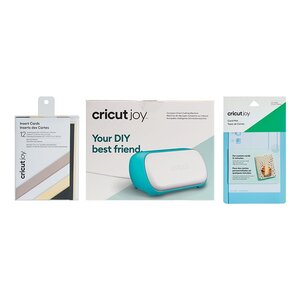 Machine de découpe Cricut Joy + 12 cartes et enveloppes taupe  blanc  crème + tapis