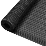 vidaXL Filet brise-vue Anthracite 1 5x10 m PEHD 195 g/m²