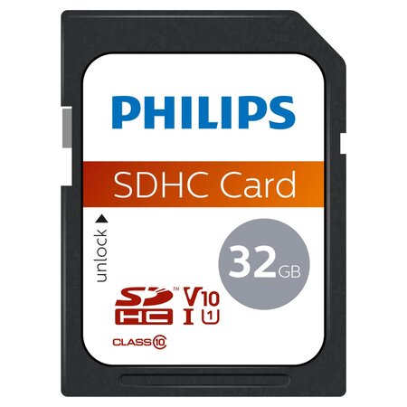 Philips Carte mémoire SDHC 32 Go UHS-I U1 V10
