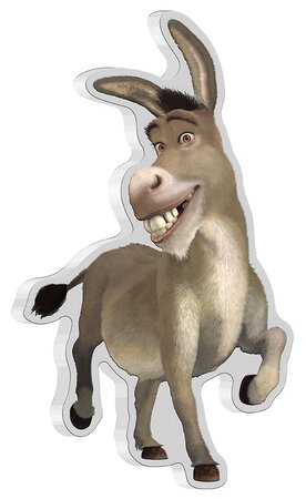 DONKEY Shape 20 Anniversary 1 onces argent monnaie 2 Dollars Niue 2021