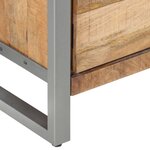 vidaXL Table de chevet 40x30x50 cm Bois de manguier brut