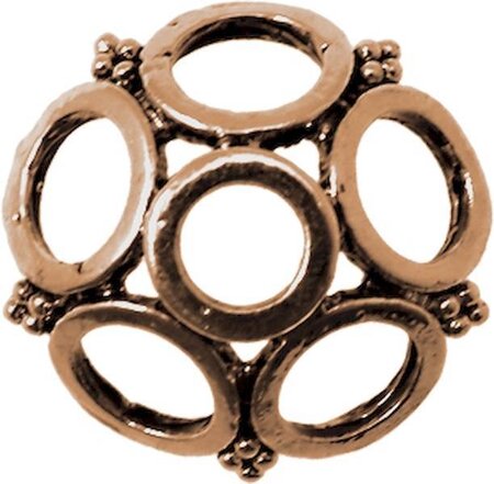 Coupelle métal ronde Ø 24 mm Cuivré
