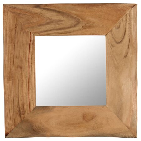 vidaXL Miroir cosmétique 50x50 cm Bois solide d'acacia