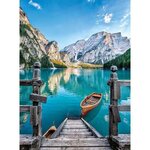 PUZZLE 500 pieces - Le lac de Braies - 49 X 36 cm