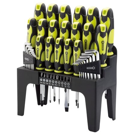 Draper Tools Ensemble de tournevis  clé hex et embout 44Pièces Vert 78619