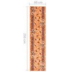 vidaXL Tapis BCF Terre cuite 60x250 cm