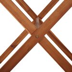 vidaXL Table de jardin 110x67x74 cm Bois d'acacia massif