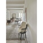Tapis en laine gris  à franges - 120 x 170 cm