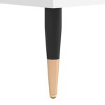 vidaXL Table de chevet blanc 40x35x47 5 cm bois d’ingénierie