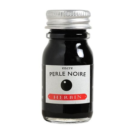 flacon encre 10ml perle noire HERBIN