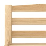 vidaXL Cadre de lit Bois de pin massif 90x200 cm
