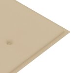 vidaXL Banc de jardin avec coussin 157 cm Bois d'acacia massif