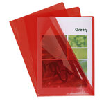 Etui Carton De 100 Pochettes Coin Pvc Lisse Haute Résistance 13/100e - A4 - Exacompta