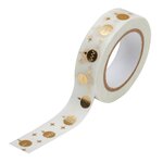 Masking Tape 10 M - Boules De Noël Or - Draeger paris