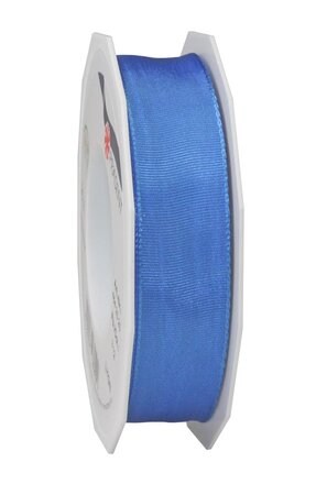 Ruban de soie acetat laitonné lyon 25-m-rouleau 25 mm indigo