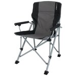 Eurotrail Chaise de camping Bolzano Charbon