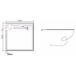 Panneau led 60x60 slim 48w blanc (pack de 6) - blanc neutre 4000k - 5500k - silamp