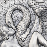 Pièce de monnaie en Argent 2000 Francs g 62.2 (2 oz) Millésime 2023 Celestial Beauty LEDA AND THE SWAN