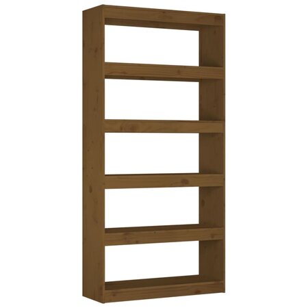 vidaXL Bibliothèque/Séparateur de pièce Marron miel 80x30x167 4 cm Pin