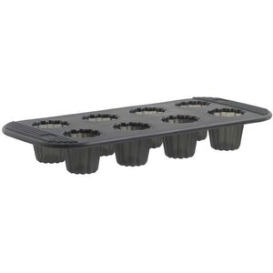 MASTRAD Moule a 8 cannelés - Gris fumé