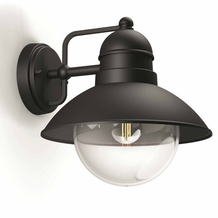 Philips mygarden applique murale hoverfly 1x60 w noir 1723730pn