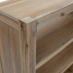 vidaXL Bibliothèque 5 niveaux 80x30x140 cm Bois solide d'acacia