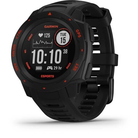 GARMIN Montre GPS Instinct – Esports Edition, Noire lave