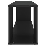 vidaXL Meuble TV Noir 100x24x32 cm Aggloméré