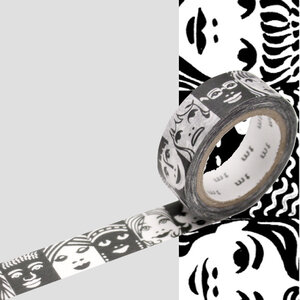 Masking Tape MT Erik Motif visages 1 5cm x 7m