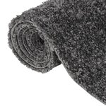vidaXL Tapis shaggy à poils longs Anthracite 140x200 cm
