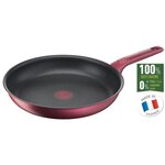 Tefal g2730402 daily chef poele 24cm  induction  résistante  antiadhésive  facile a nettoyer  saine  fabriquée en france