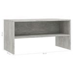 vidaXL Meuble TV Gris cement 80 x 40 x 40 cm Aggloméré