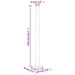 vidaXL Auvent latéral rétractable Anthracite 220x1000 cm