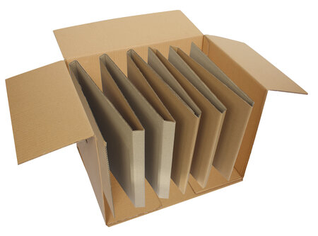 Croisillons en carton pour 120 assiettes et cadres