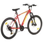 vidaXL Vélo de montagne 21 vitesses Roues de 27 5 pouces 42 cm Rouge