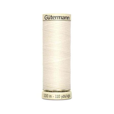 Gütermann Fil à coudre 'Allesnäher' SB, 100 m, couleur: blanc 1 GÜTERMANN