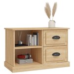 vidaXL Meuble TV chêne sonoma 73x35 5x47 5 cm bois d'ingénierie
