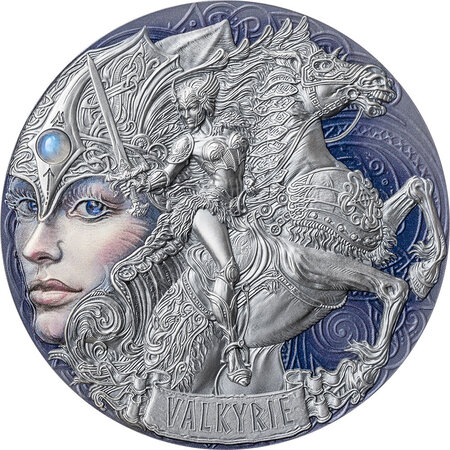 Monnaie en argent 2000 francs g 62.2 (2 oz) millésime 2023 valkyrie